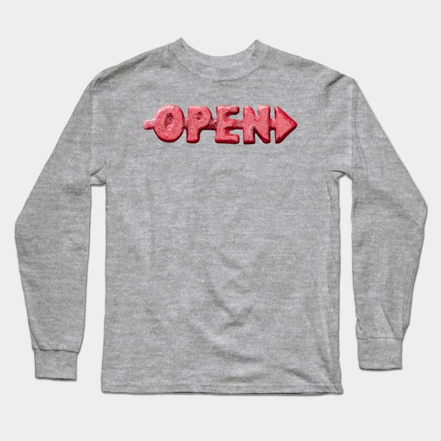 Open Instructions Long Sleeve T-Shirt by Enzwell